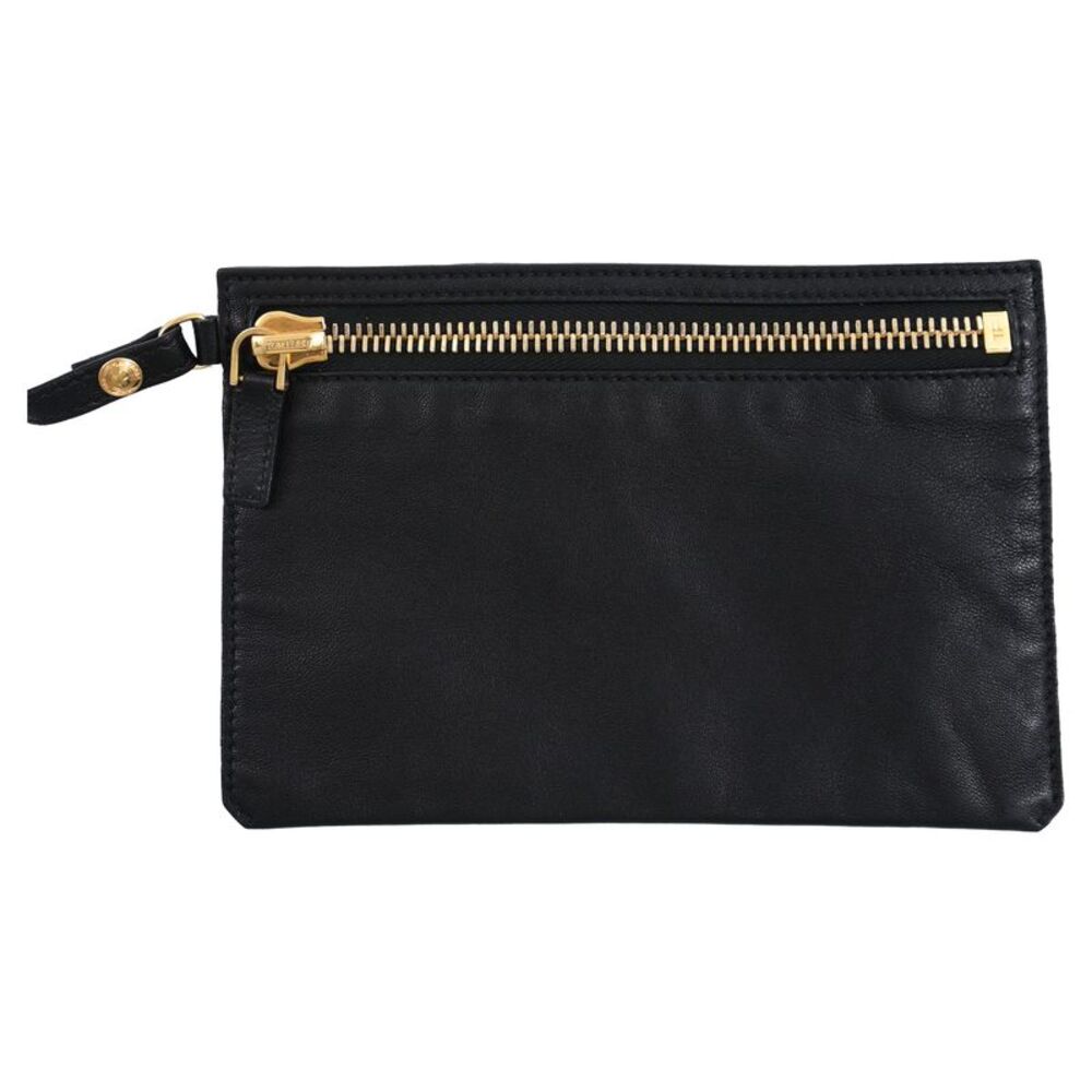 Tom Ford Large Alix Fold Over Tote Bag in Black Leather - Picture 9 of 12